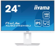 IIYAMA Monitor 61cm/24" (1920x1080) ProLite XUB2492HSU-W6 16:9 FHD IPS 100Hz 0,4ms HDMI DP Pivot zvučnik bijeli